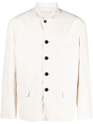 Lemaire notched-lapel single-breasted jacket - White