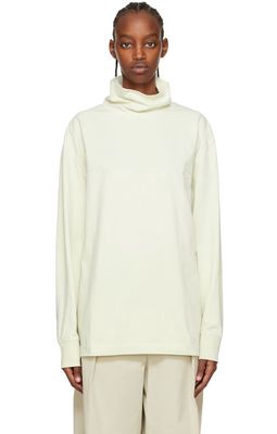 Lemaire Off-White Garment-Dyed Turtleneck