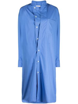 Lemaire organic-cotton poplin shirtdress - Blue