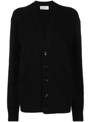 Lemaire oversize wool cardigan - Black