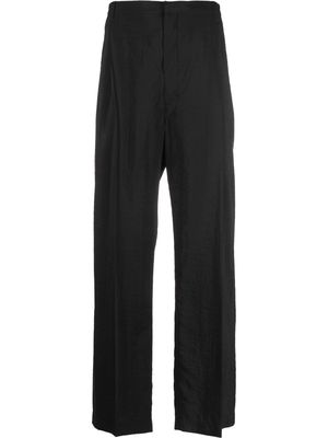 LEMAIRE pleat-detail straight trousers - Black