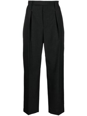 Lemaire pleated cotton trousers - Grey