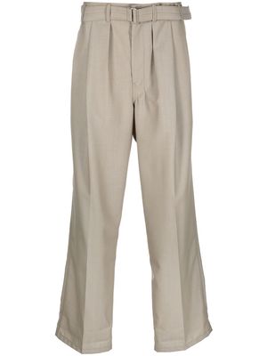Lemaire pleated straight-leg trousers - Neutrals