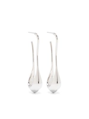 Lemaire polished drop earrings - Silver