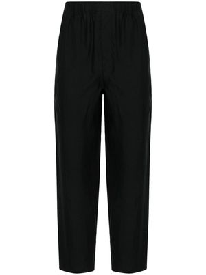 LEMAIRE poplin straight leg trousers - Black