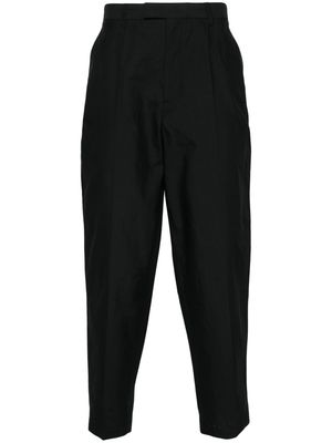 LEMAIRE pressed-crease trousers - Black