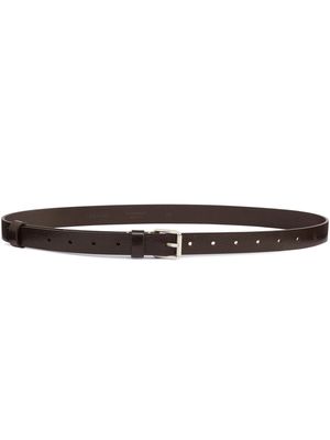 LEMAIRE Reversed 25 leather belt - Brown