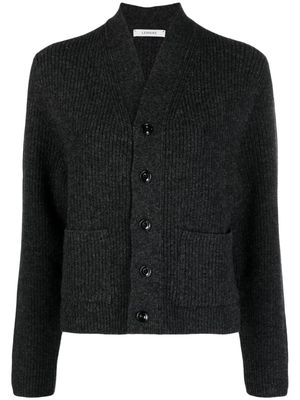 Lemaire ribbed-knit wool cardigan - Black