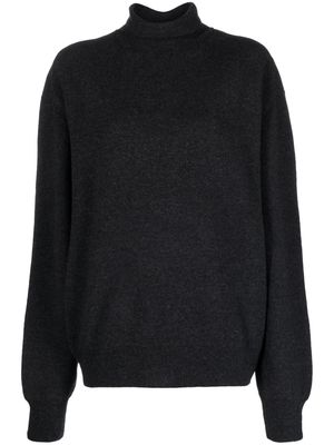 Lemaire ribbed roll-neck jumper - Grey