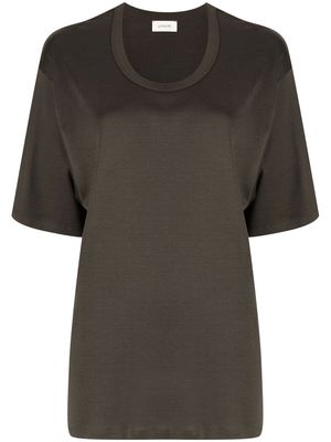 Lemaire short-sleeve cotton T-shirt - Black