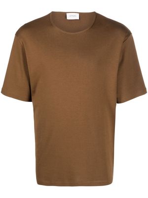 Lemaire short-sleeve cotton T-shirt - Brown