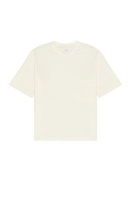 Lemaire Short Sleeve T-shirt in Cream