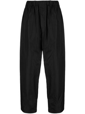 Lemaire silk wide-leg trousers - Black