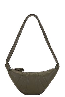 Lemaire Small Croissant Bag in Olive