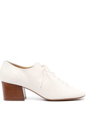 Lemaire Souris 60mm leather brogues - White