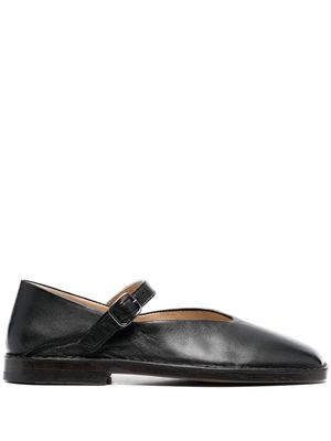 Lemaire square-toe loafers - Black