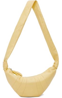 Lemaire SSENSE Exclusive Yellow Small Croissant Bag