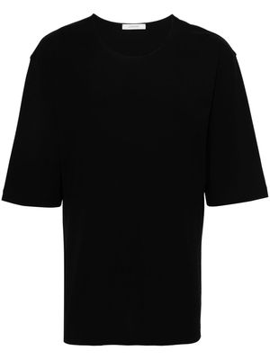 LEMAIRE straight-hem cotton T-shirt - Black