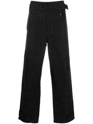 Lemaire straight-leg cargo trousers - Black