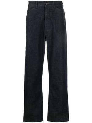 Lemaire straight-leg cut cotton jeans - Blue