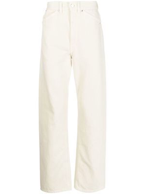 Lemaire straight-leg seamless jeans - White