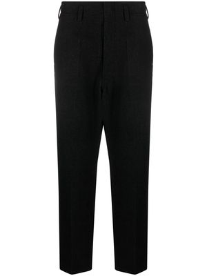 Lemaire straight-leg virgin wool-blend trousers - Black