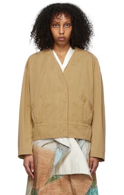 Lemaire Tan Cotton Jacket & Vest Set