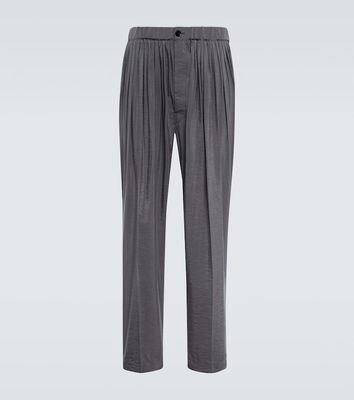 Lemaire Tapered silk-blend pants