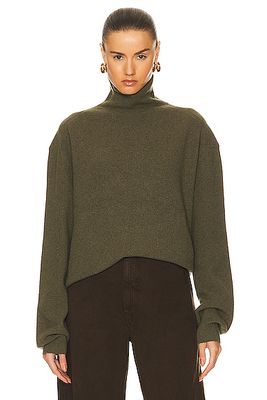 Lemaire Turtleneck Jumper in Army