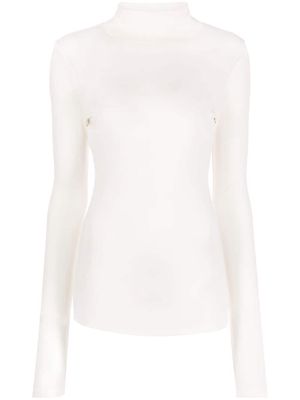 Lemaire turtleneck long-sleeve top - White