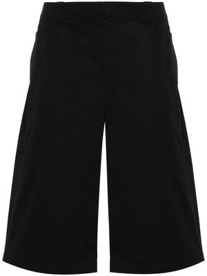 LEMAIRE twill-weave bermuda shorts - Black