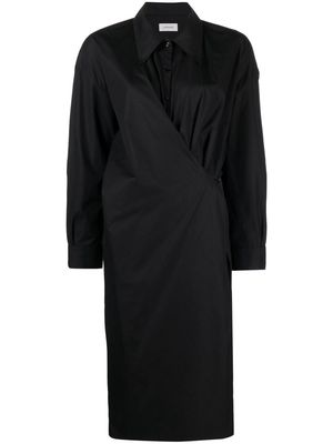 Lemaire Twisted shirt dress - Black