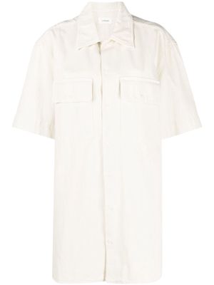 Lemaire two-pocket short-sleeved shirt - Neutrals