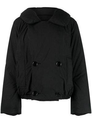 Lemaire wide-lapels puffer jacket - Black