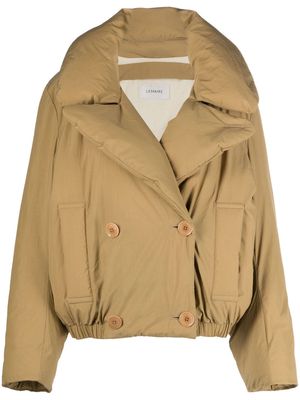 Lemaire wide-lapels puffer jacket - Green