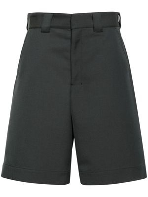 LEMAIRE wide-leg twill bermuda shorts - Grey