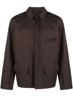 Lemaire workwear cotton jacket - Brown