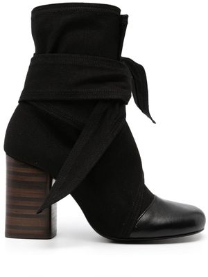 LEMAIRE Wrapped 90mm boots - Black