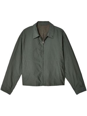 LEMAIRE zip-up shirt jacket - Grey