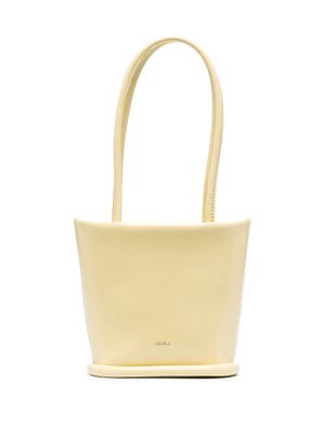 LEMELS leather tote bag - Yellow