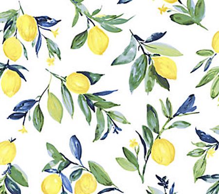 Lemon Drop Yellow Peel & Stick Wallpaper