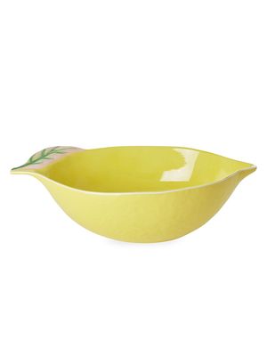 Lemon Melamine Salad Bowl - Yellow