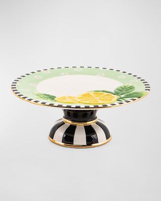 Lemon Pedestal Platter, Small
