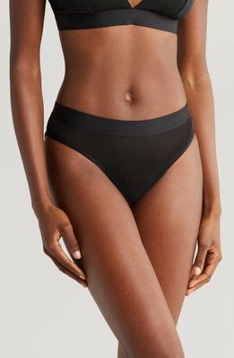 Lemonade Dolls Mesh Cheeky Briefs in Black 