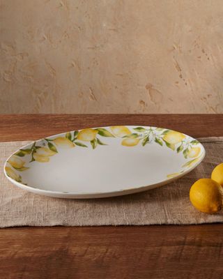 Lemons Oval Platter - 14"