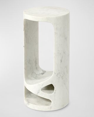 Lena Marble Accent Table 21"