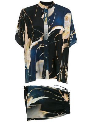 Lenny Niemeyer abstract-print co-ord set - Blue