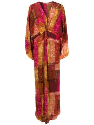 Lenny Niemeyer abstract-print silk dress - Multicolour