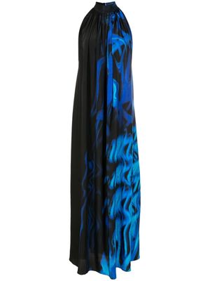 Lenny Niemeyer abstract-print sleeveless maxi dress - Blue