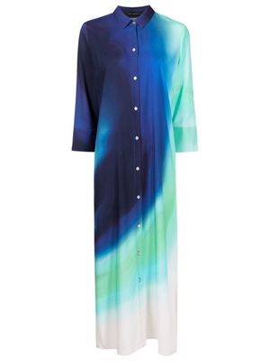 Lenny Niemeyer Agata abstract-print shirtdress - Blue